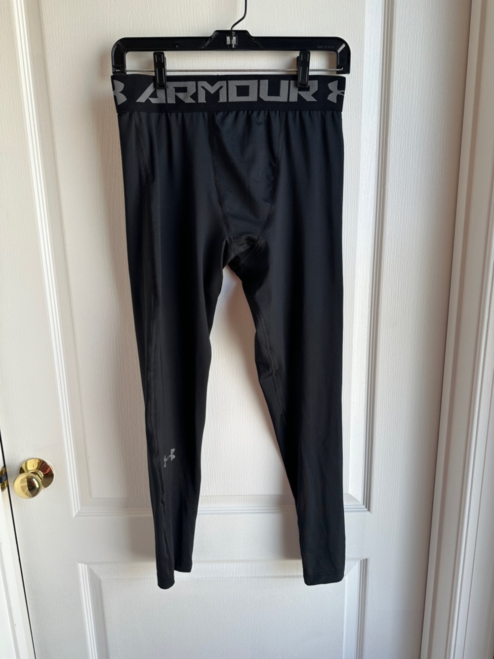 Men’s Under Armour Black Performance Compression Tights Sz L
